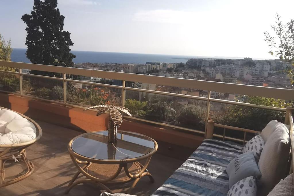 Appartement Nice Centre Vue Mer Avec Piscine Pour Famille, Couple D'Amis Pas De Groupes De Jeunes Autorises Exteriör bild